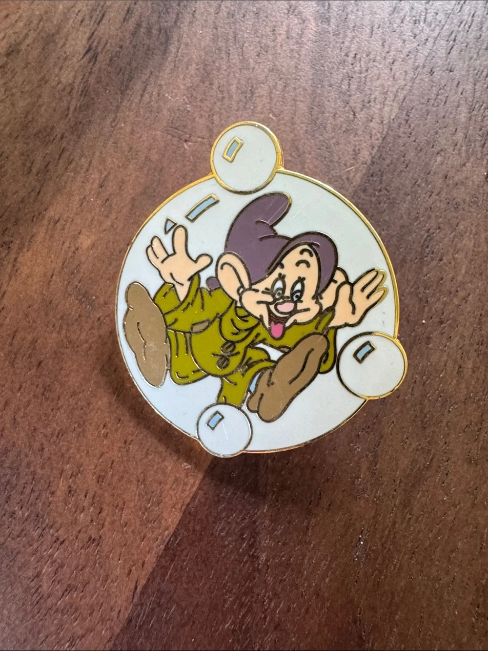 Disney Dopey Collectors Pin from Snow White and the Seven Dwarfs. No backing